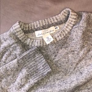 Crewneck Sweater in Marled Gray